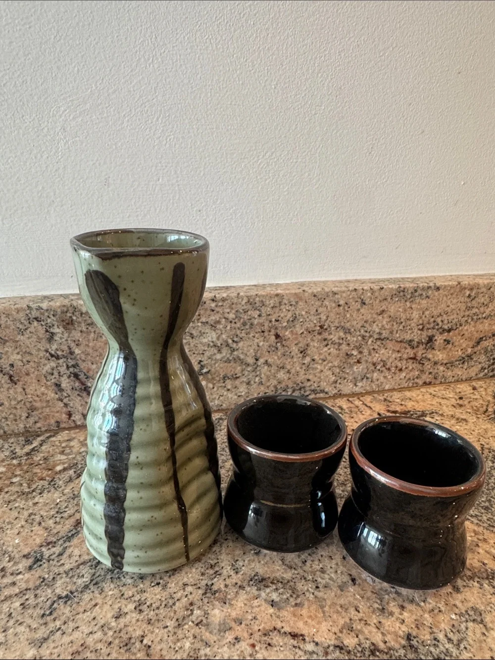 Sake set. Pier one. No chips or defects.